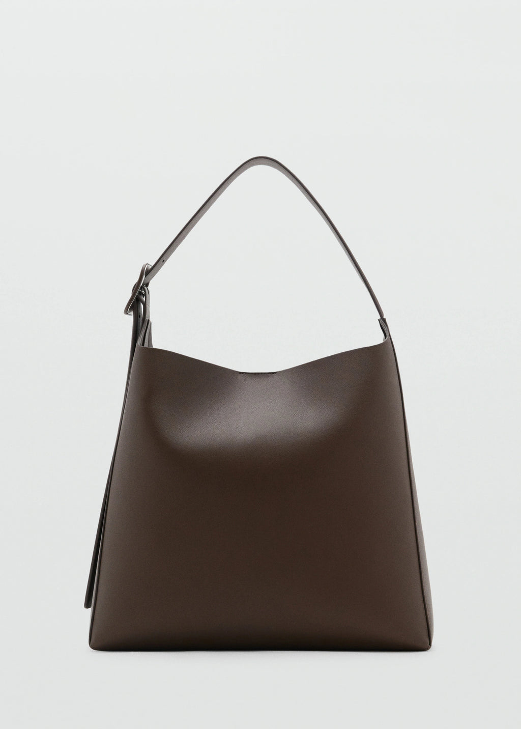 Bucket Bag With Buckle Chocolate