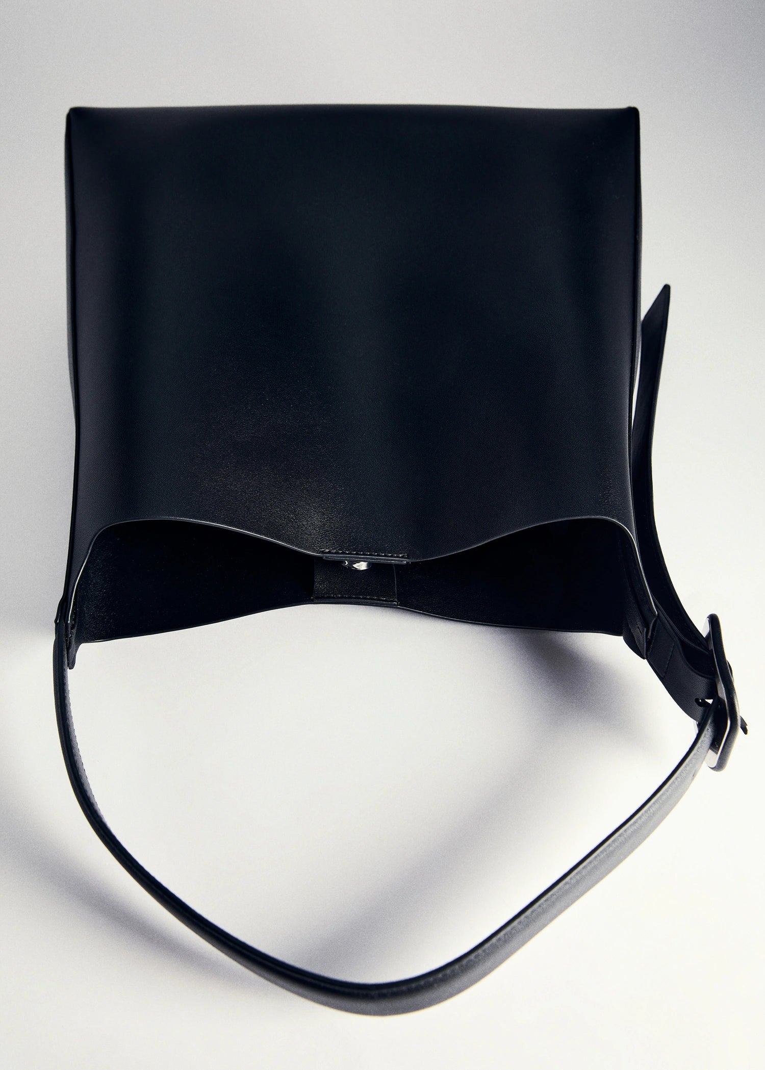 Bucket Bag With Buckle Black