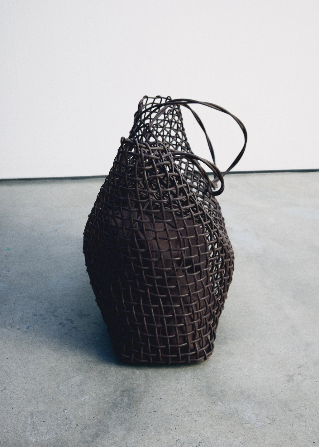 Braided Shopper Bag Chocolate