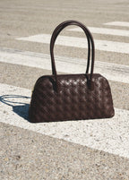 Braided Bowling Bag Chocolate