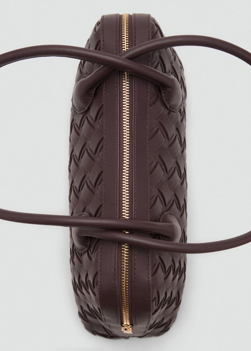 Braided Bowling Bag Chocolate