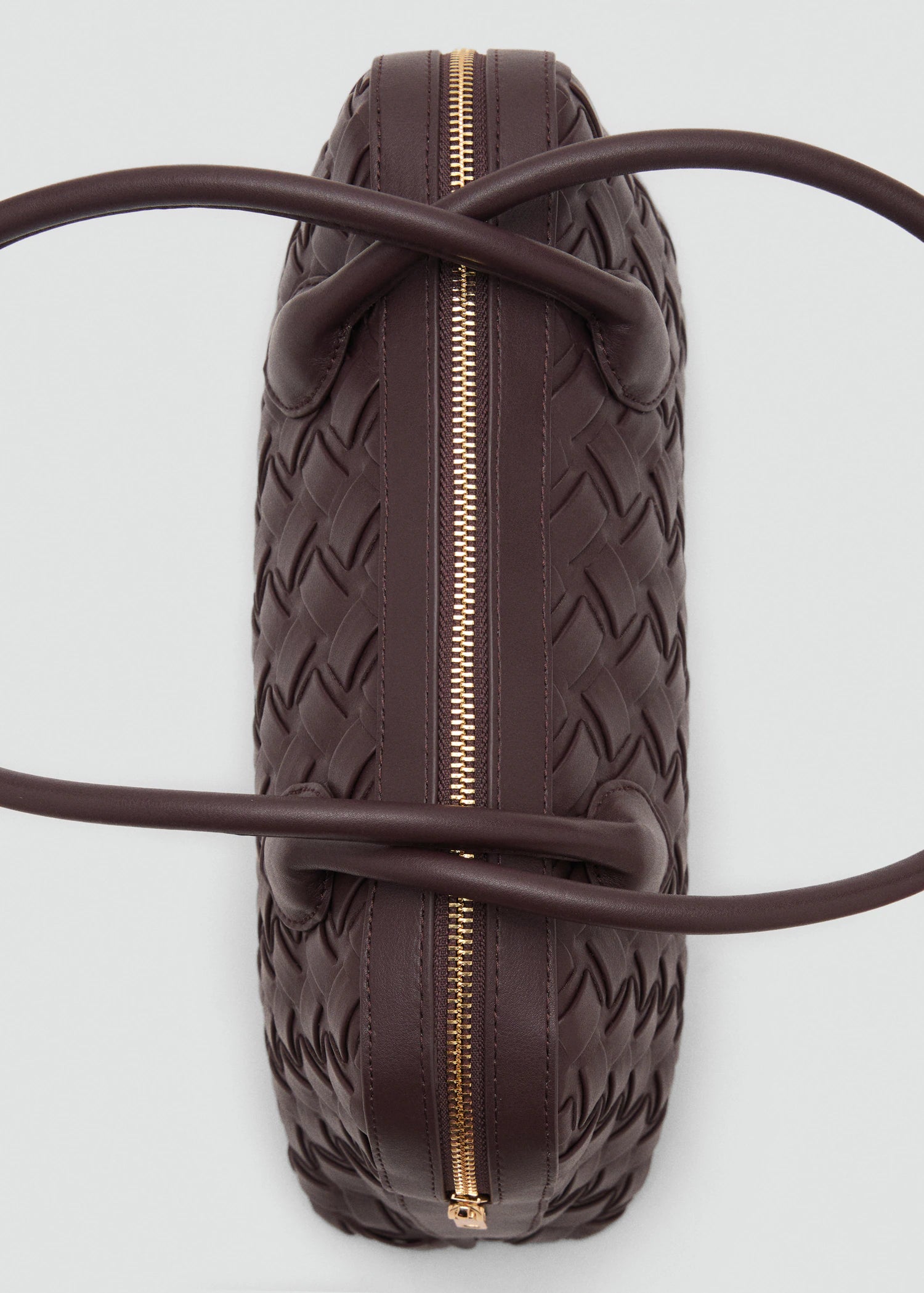 Braided Bowling Bag Chocolate
