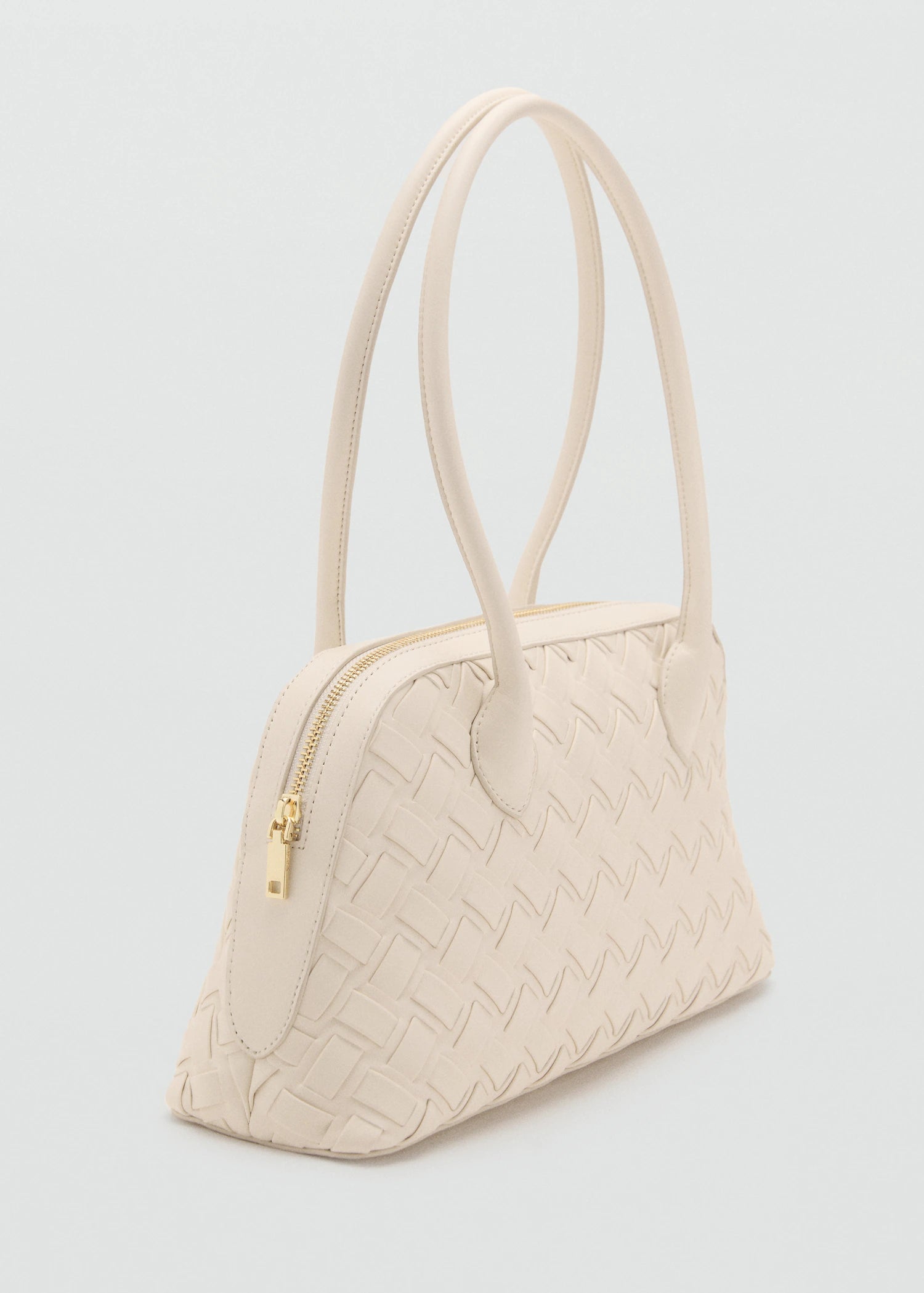 Braided Bowling Bag Off White