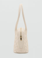 Braided Bowling Bag Off White