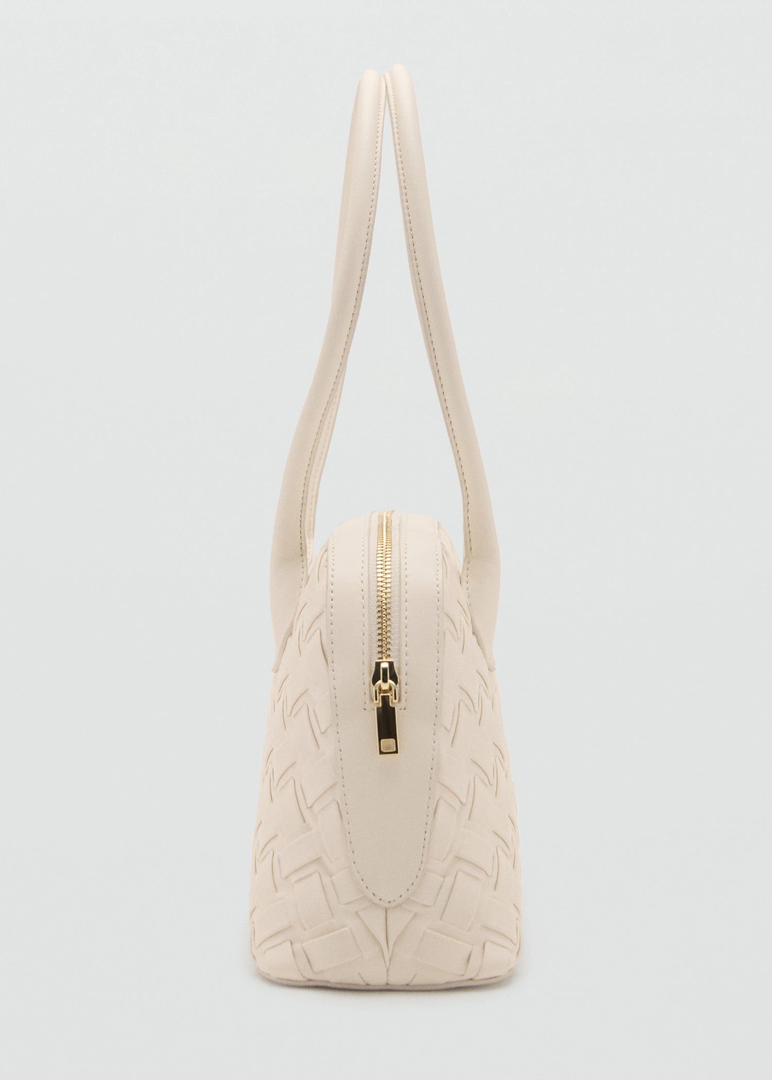 Braided Bowling Bag Off White