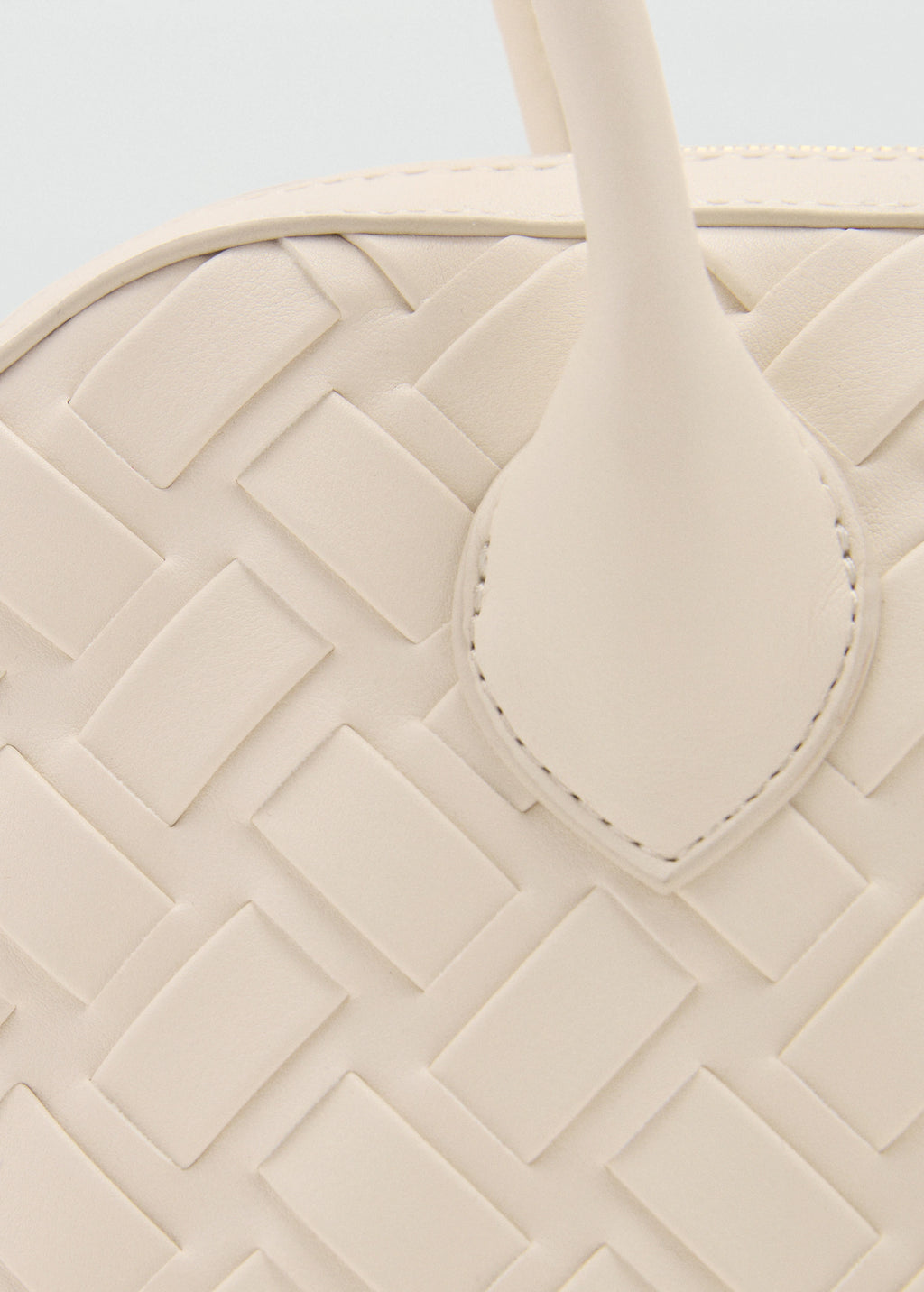 Braided Bowling Bag Off White