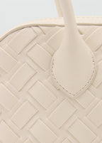 Braided Bowling Bag Off White