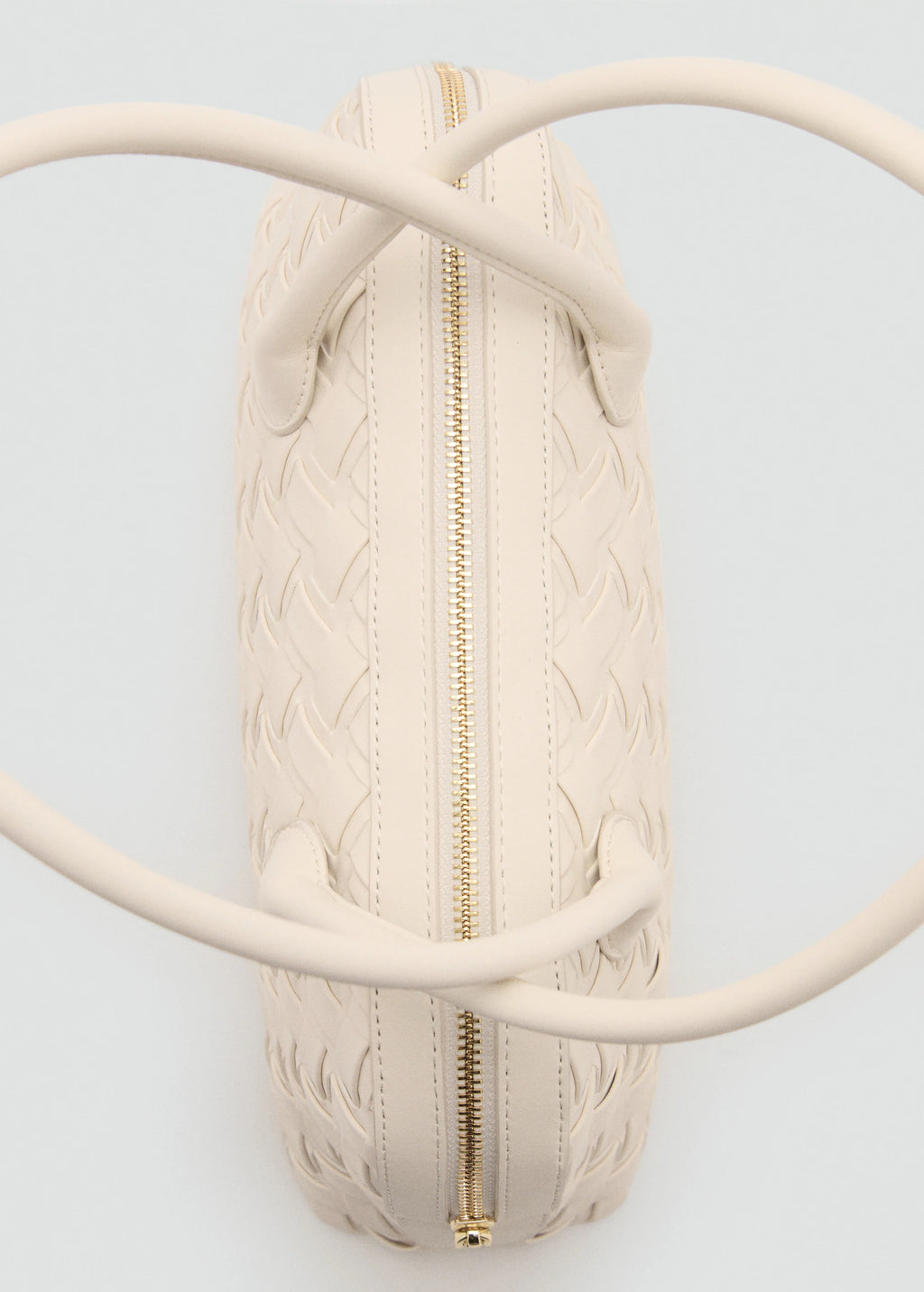 Braided Bowling Bag Off White