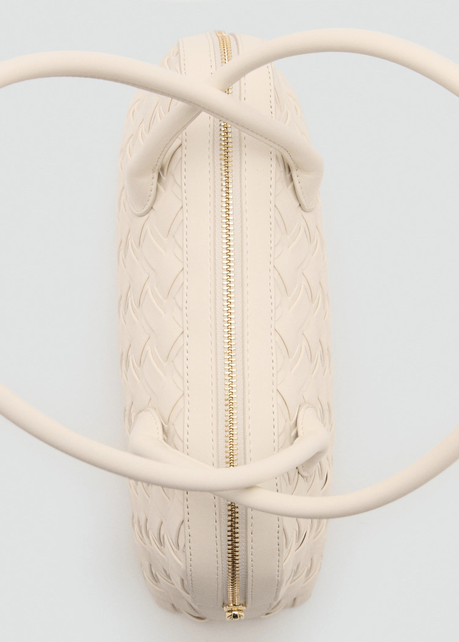 Braided Bowling Bag Off White