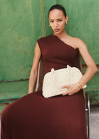 Braided Bowling Bag Off White