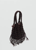Beaded Handbag Chocolate