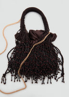 Beaded Handbag Chocolate
