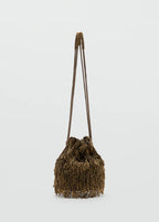 Beaded Handbag Khaki