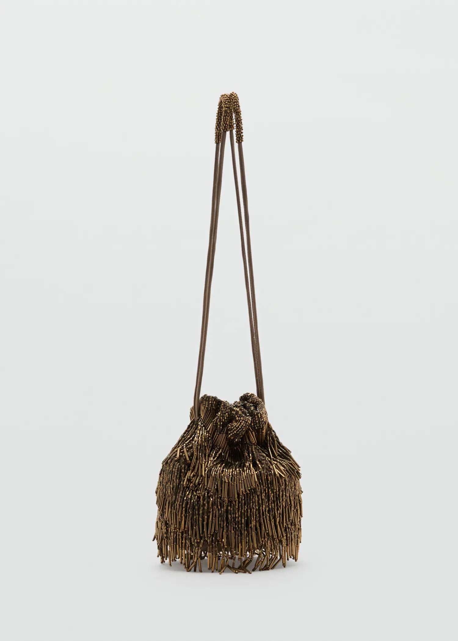 Beaded Handbag Khaki