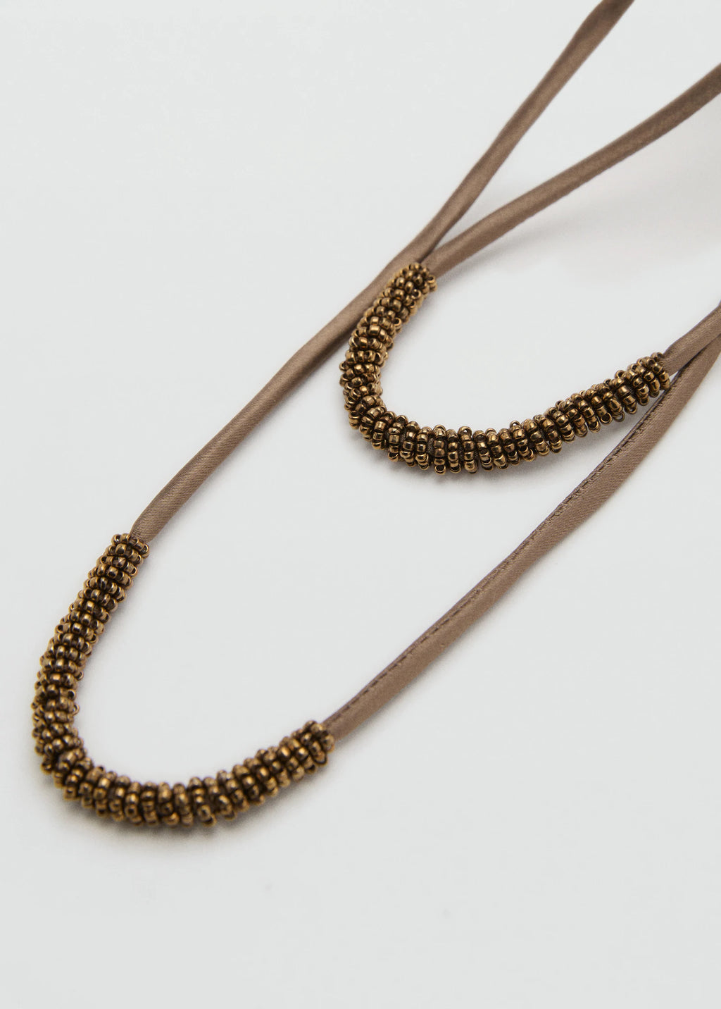 Beaded Handbag Khaki