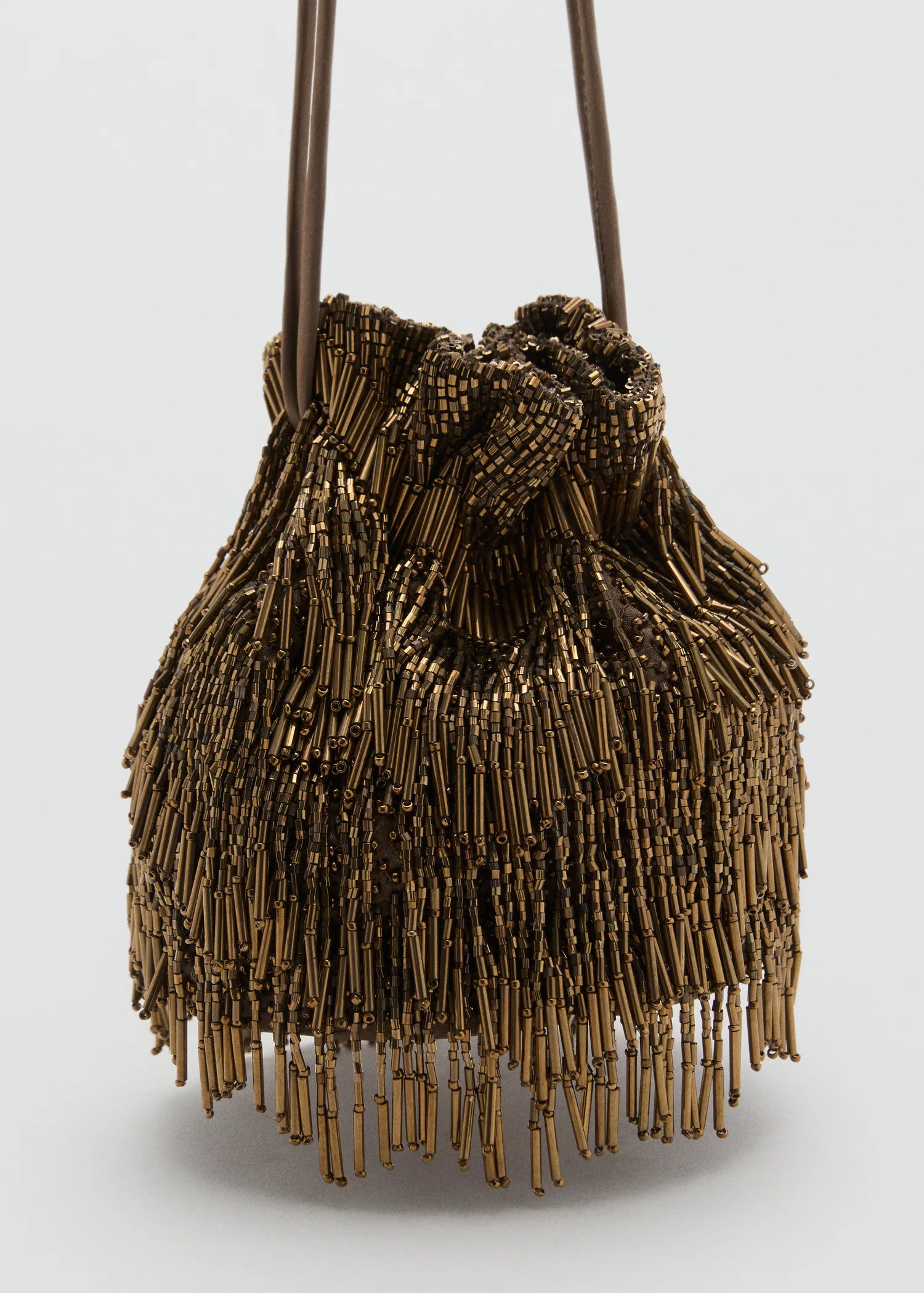 Beaded Handbag Khaki