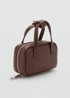 Bag With Multi Charm Keyring Brown