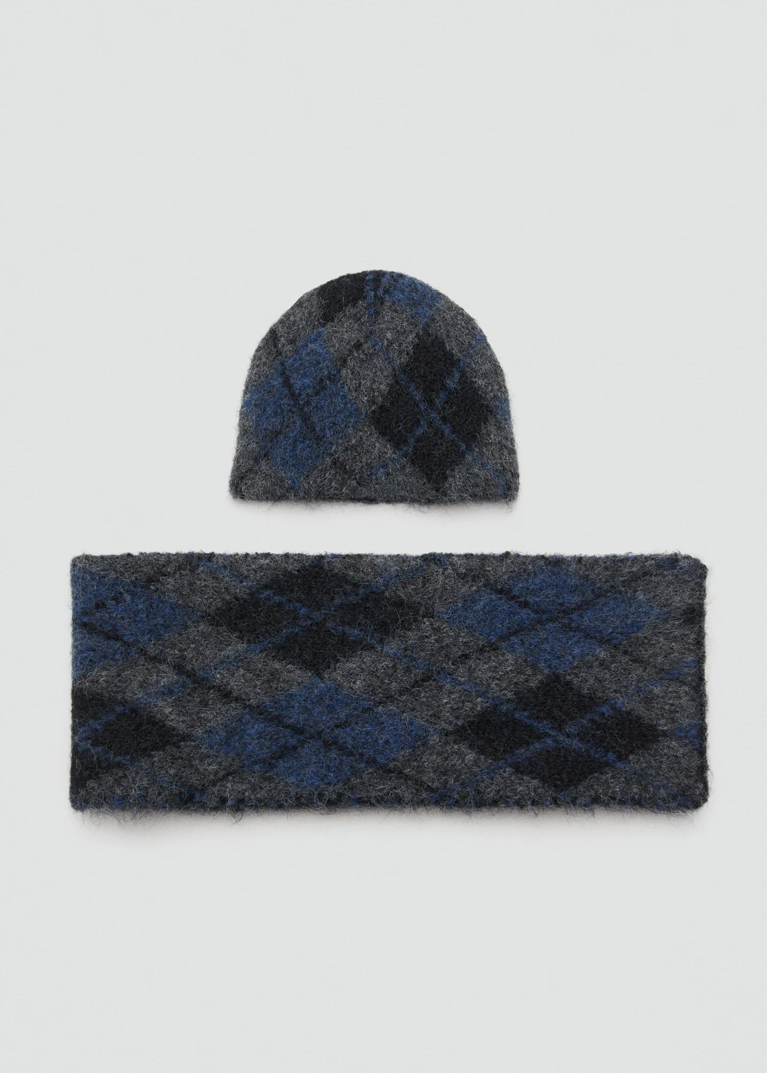 Argyle Hat Blue
