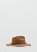 100% Wool Hat Medium Brown