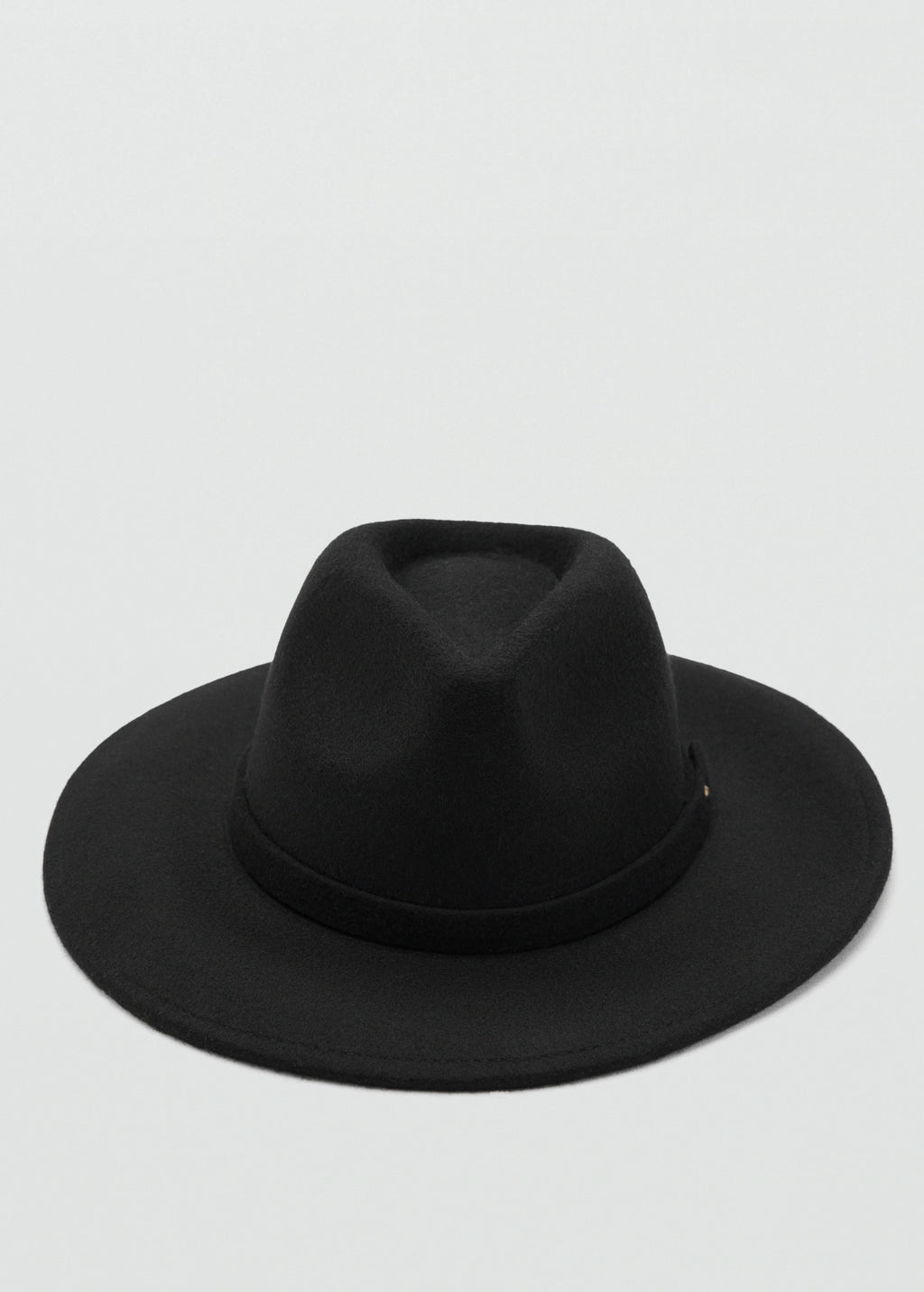 100% Wool Hat Black