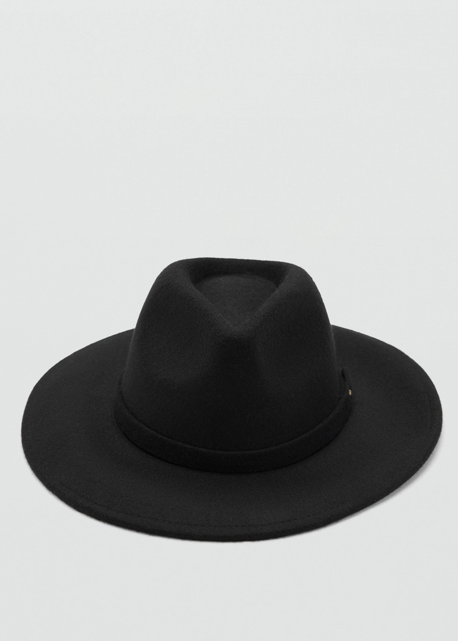 100% Wool Hat Black