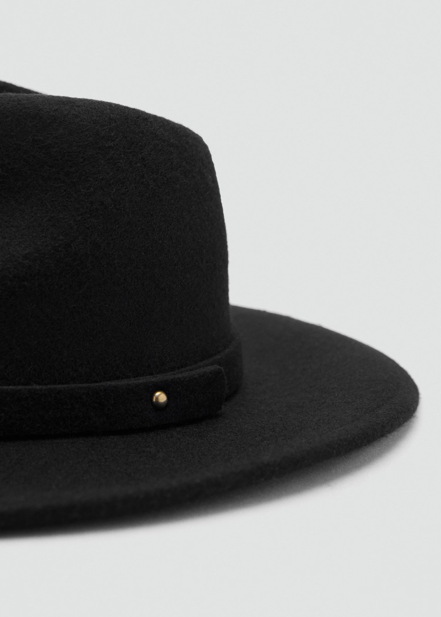 100% Wool Hat Black
