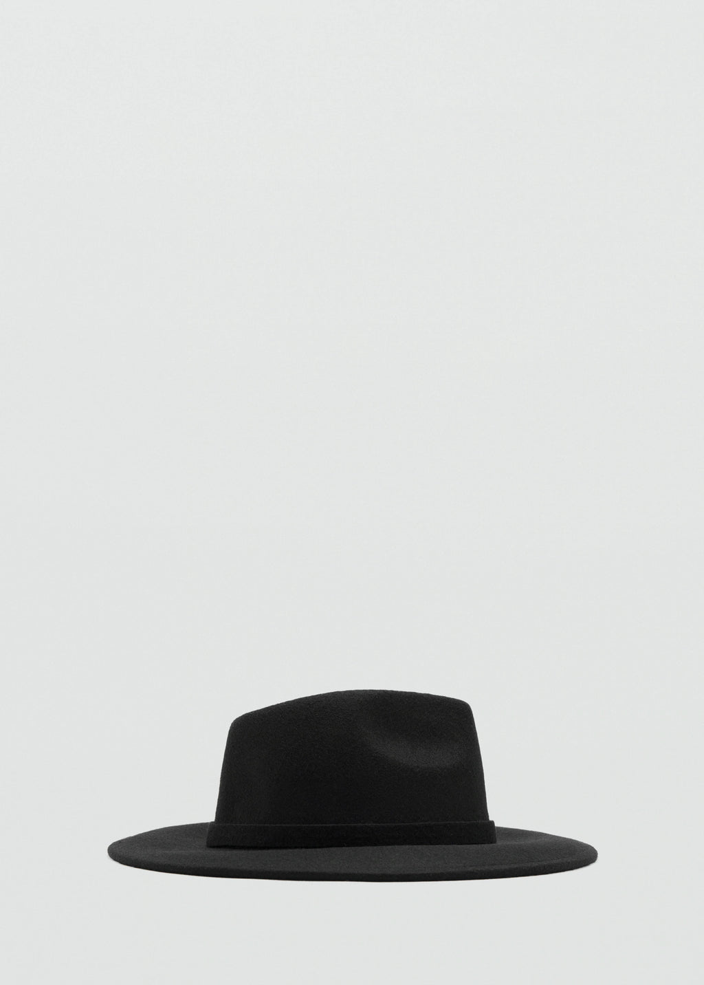 100% Wool Hat Black