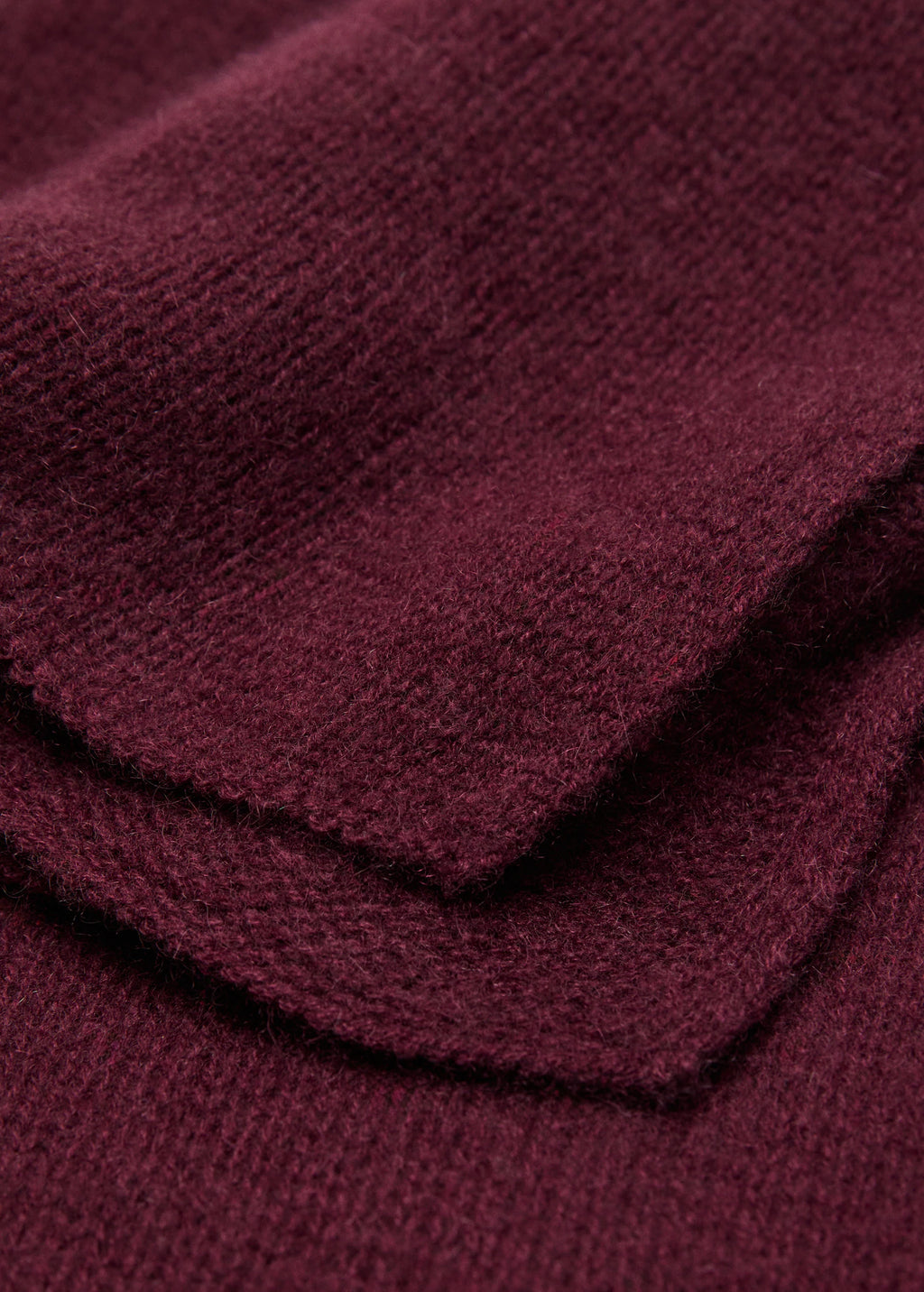 100% Cashmere Scarf Burgundy