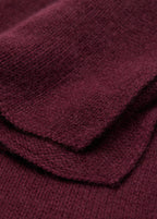 100% Cashmere Scarf Burgundy