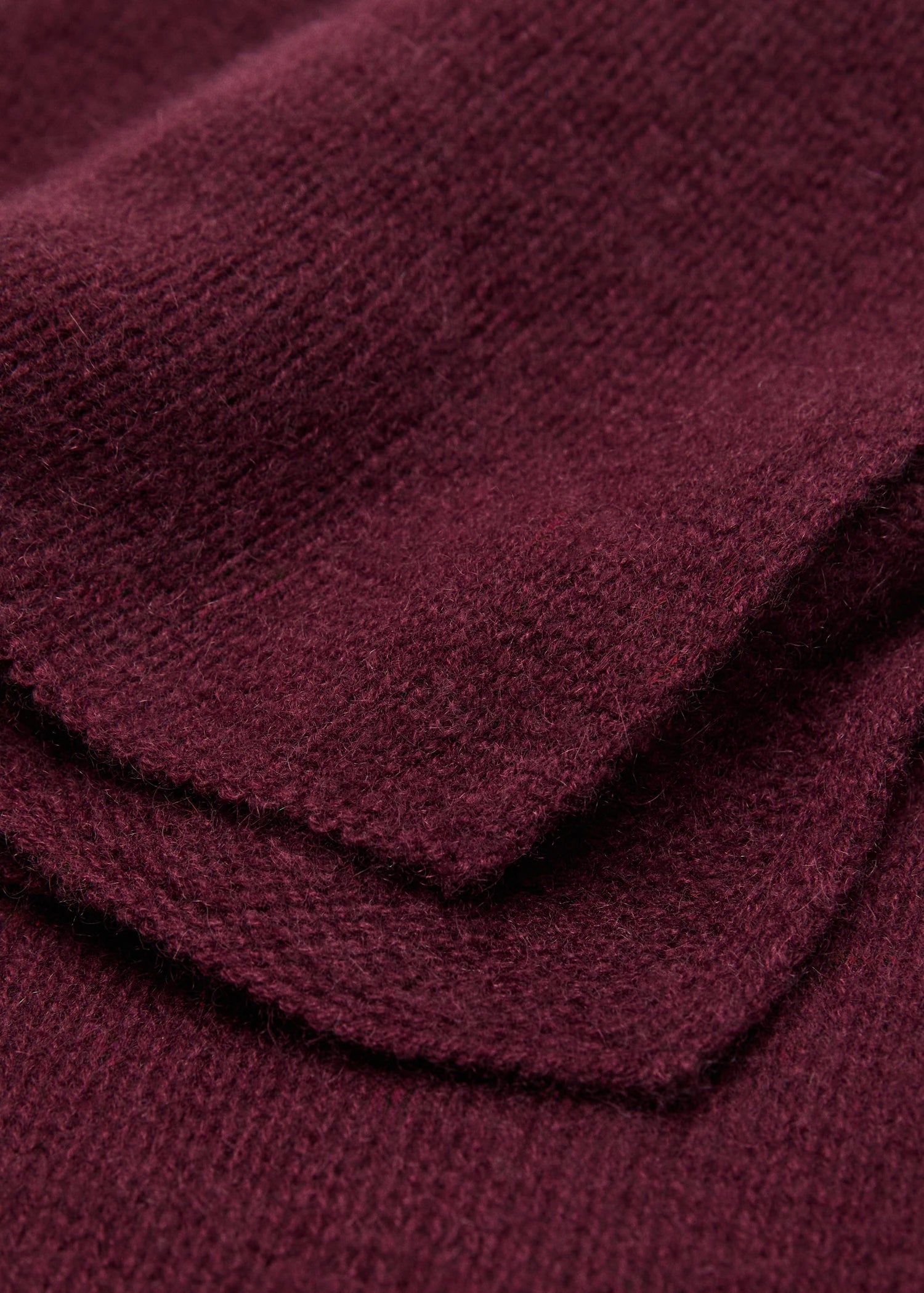 100% Cashmere Scarf Burgundy
