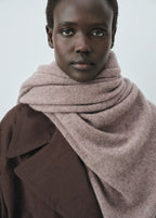 100% Cashmere Scarf Medium Brown