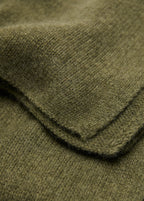 100% Cashmere Scarf Medium Green