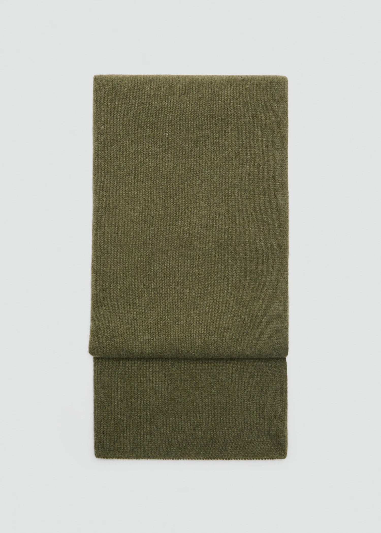 100% Cashmere Scarf Medium Green
