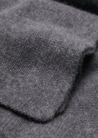100% Cashmere Scarf Medium Heather Grey