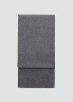 100% Cashmere Scarf Medium Heather Grey