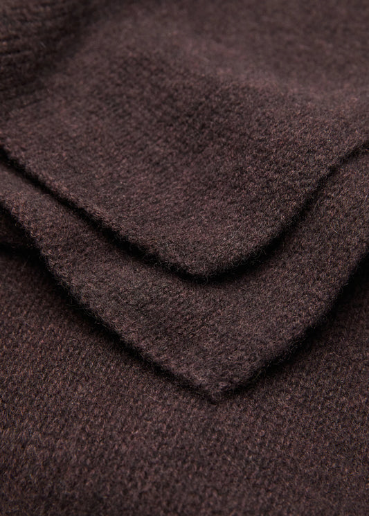 100% Cashmere Scarf Chocolate