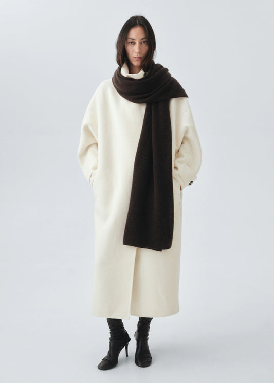 100% Cashmere Scarf Chocolate