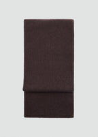 100% Cashmere Scarf Chocolate