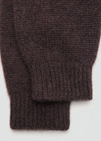 100% Cashmere Gloves Chocolate