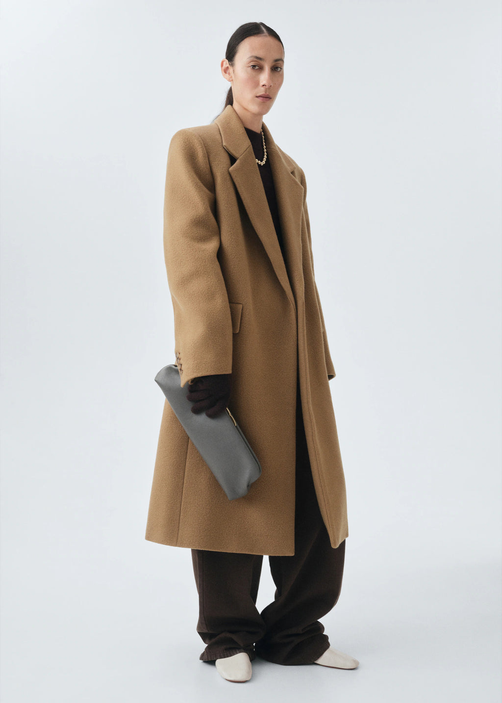 100% Cashmere Gloves Chocolate