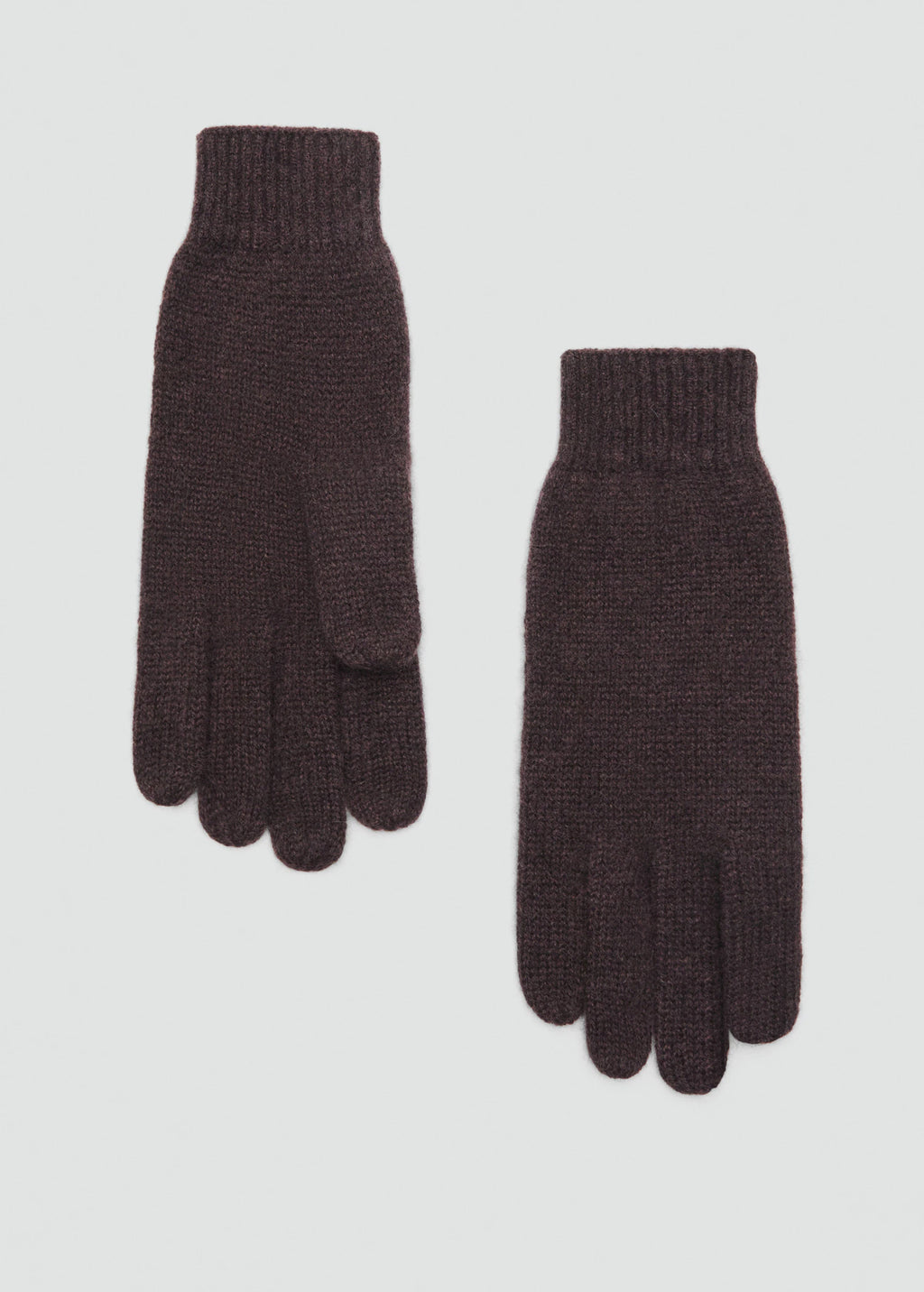 100% Cashmere Gloves Chocolate