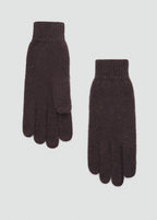 100% Cashmere Gloves Chocolate