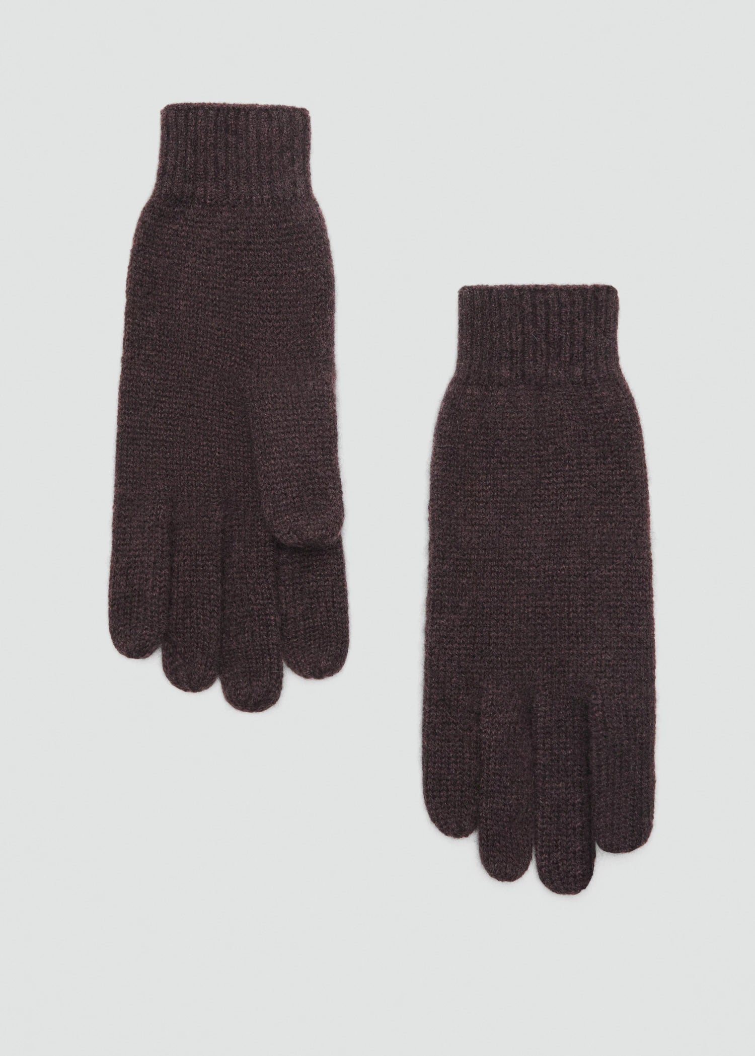 100% Cashmere Gloves Chocolate