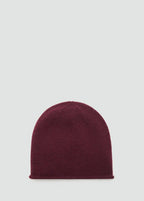 100% Cashmere Beanie Burgundy