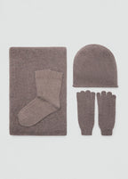 100% Cashmere Beanie Medium Brown