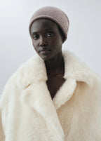 100% Cashmere Beanie Medium Brown