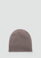 100% Cashmere Beanie Medium Brown