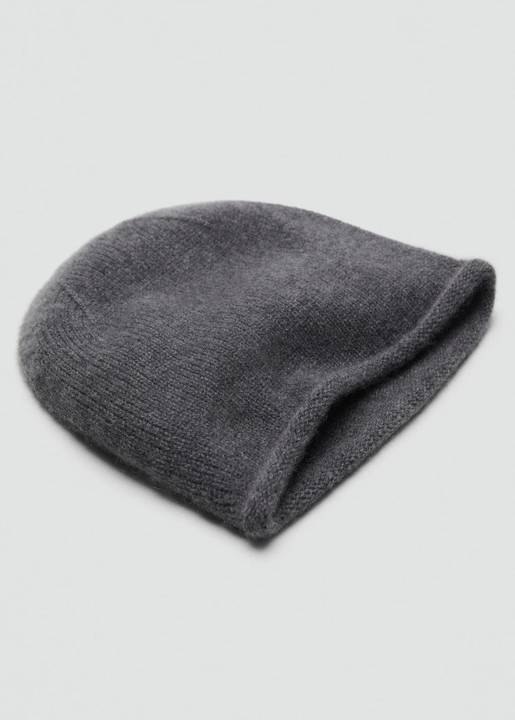 100% Cashmere Beanie Medium Heather Grey