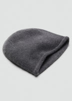 100% Cashmere Beanie Medium Heather Grey