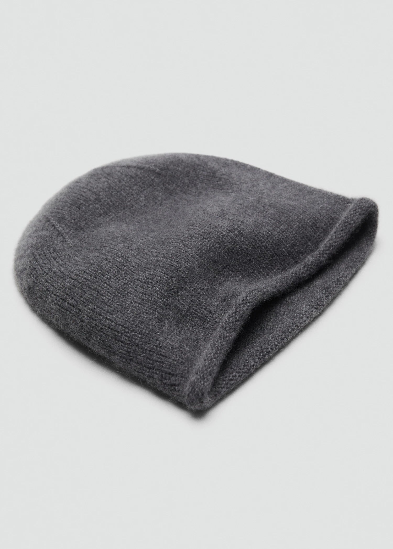 100% Cashmere Beanie Medium Heather Grey
